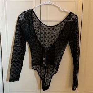 Victoria’s Secret - Black Lace Bodysuit